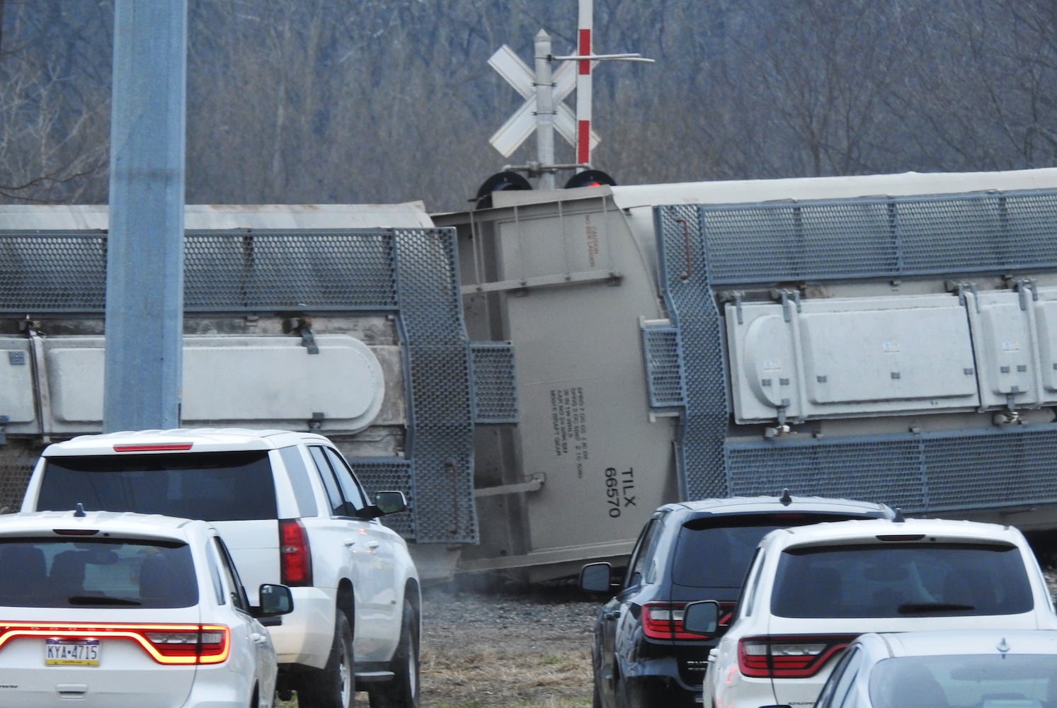 Train derailment in Wayne Twp. Butler County