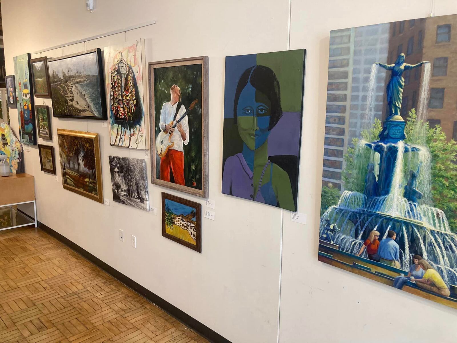 The "New Views" exhibit by the Women's Arts Club of Hamilton is seen here at The Strauss Gallery on High Street. it opens Feb. 4 and runs through March 3, 2023. CONTRIBUTED/STRAUSS