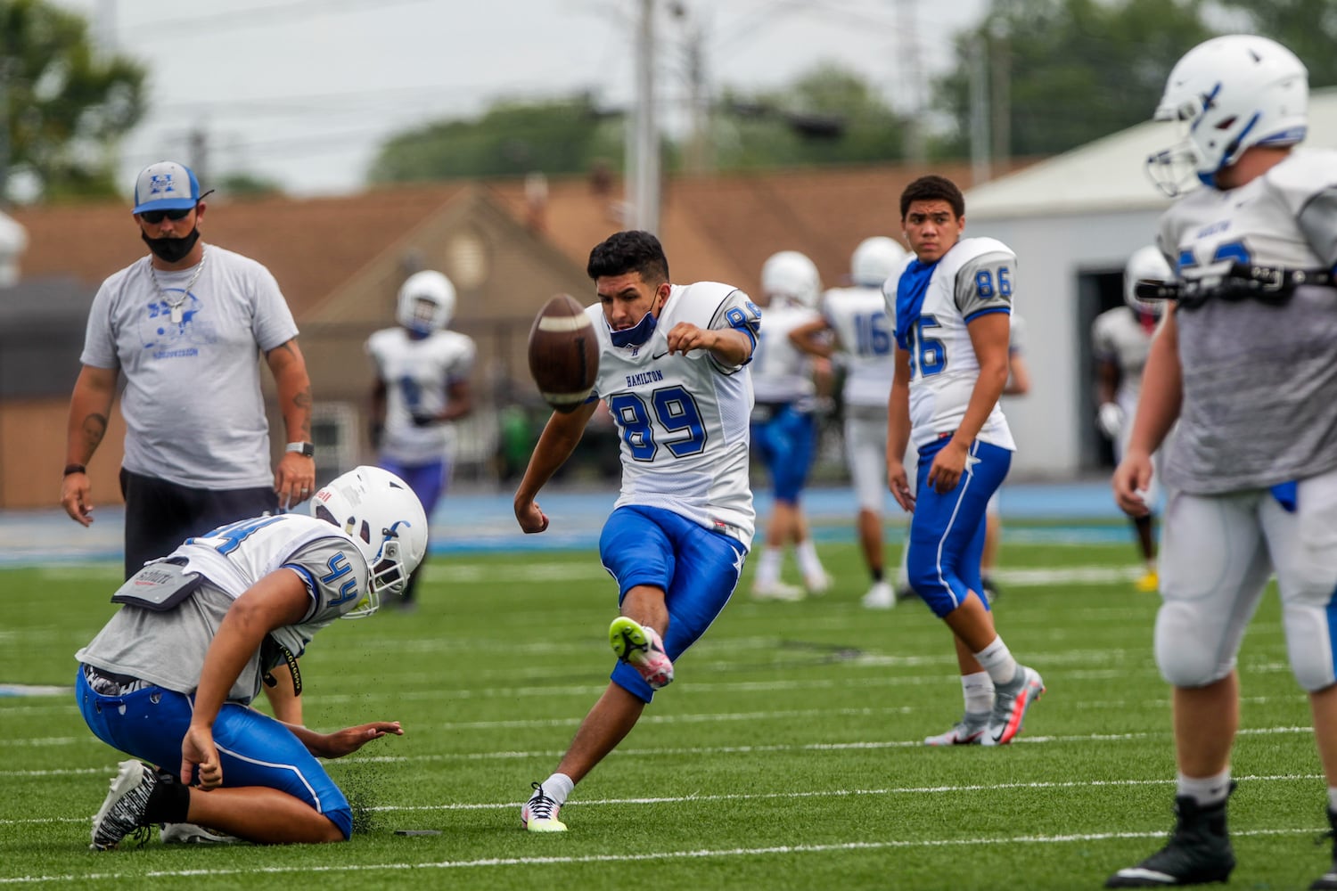 081220 Hamilton football practice