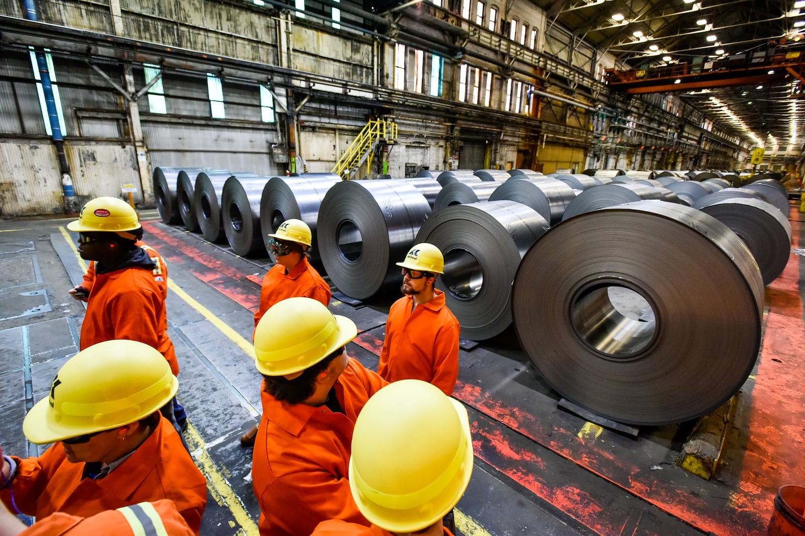 Students from Middletown’s private Marshall High School got a rare insider’s tour Friday, Nov. 16, of AK Steel. 