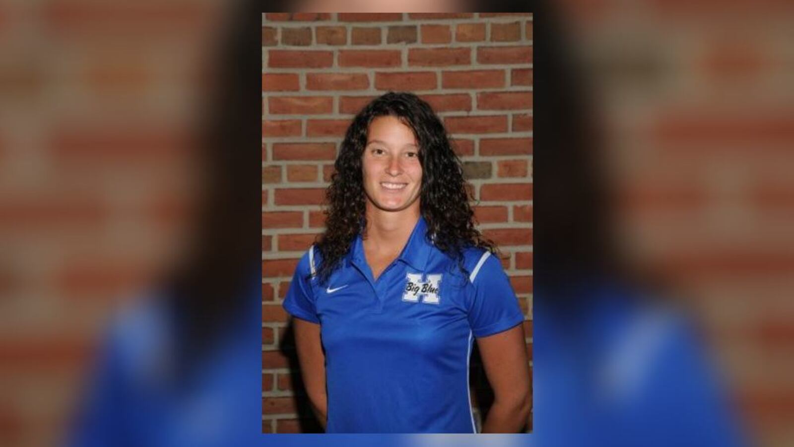 Coaching photo of Hilary Dattilo, a teacher and volleyball coach, from the Hamilton High School volleyball page prior to the photo being removed. Source: Hamilton City School District website.