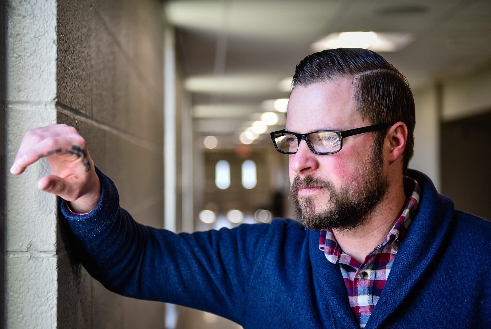 Jacob Ferguson, Life Care Pastor at Berachah Church, shared his story of how he beat his addiction to pain medication and started helping others. NICK GRAHAM/STAFF