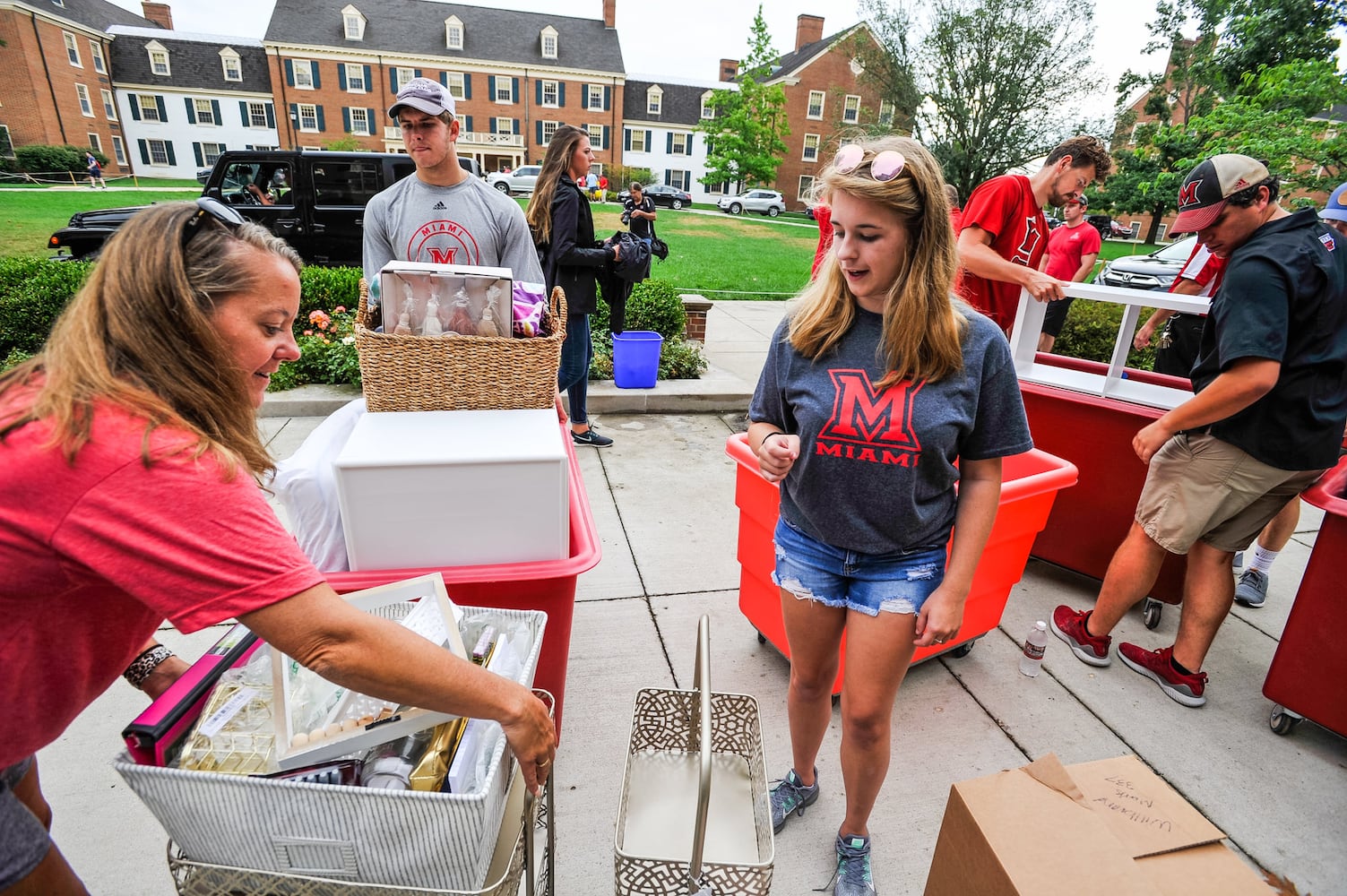 Move-In day at Miami University in Oxford