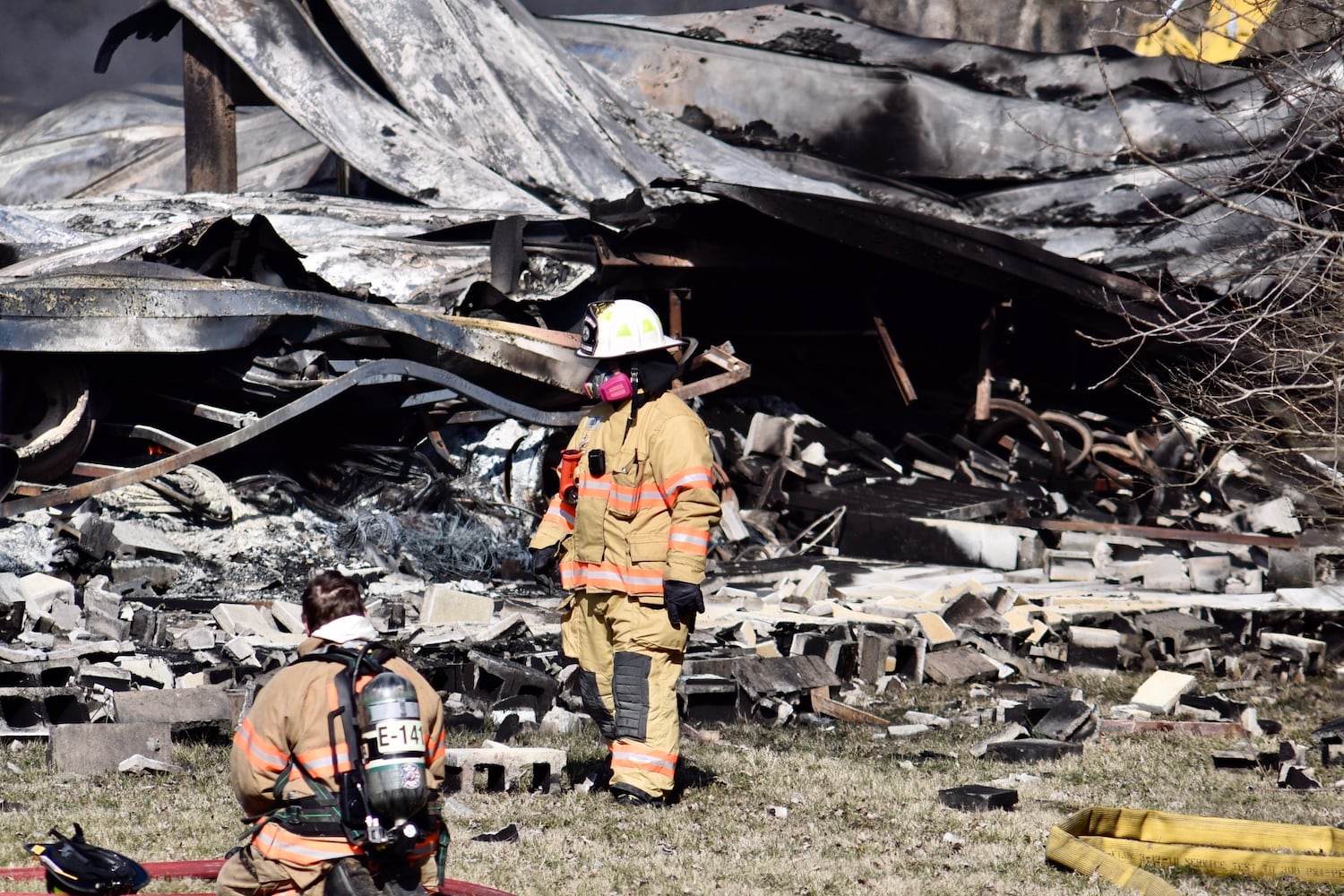 PHOTOS: Massive fire at tire warehouse in Butler County