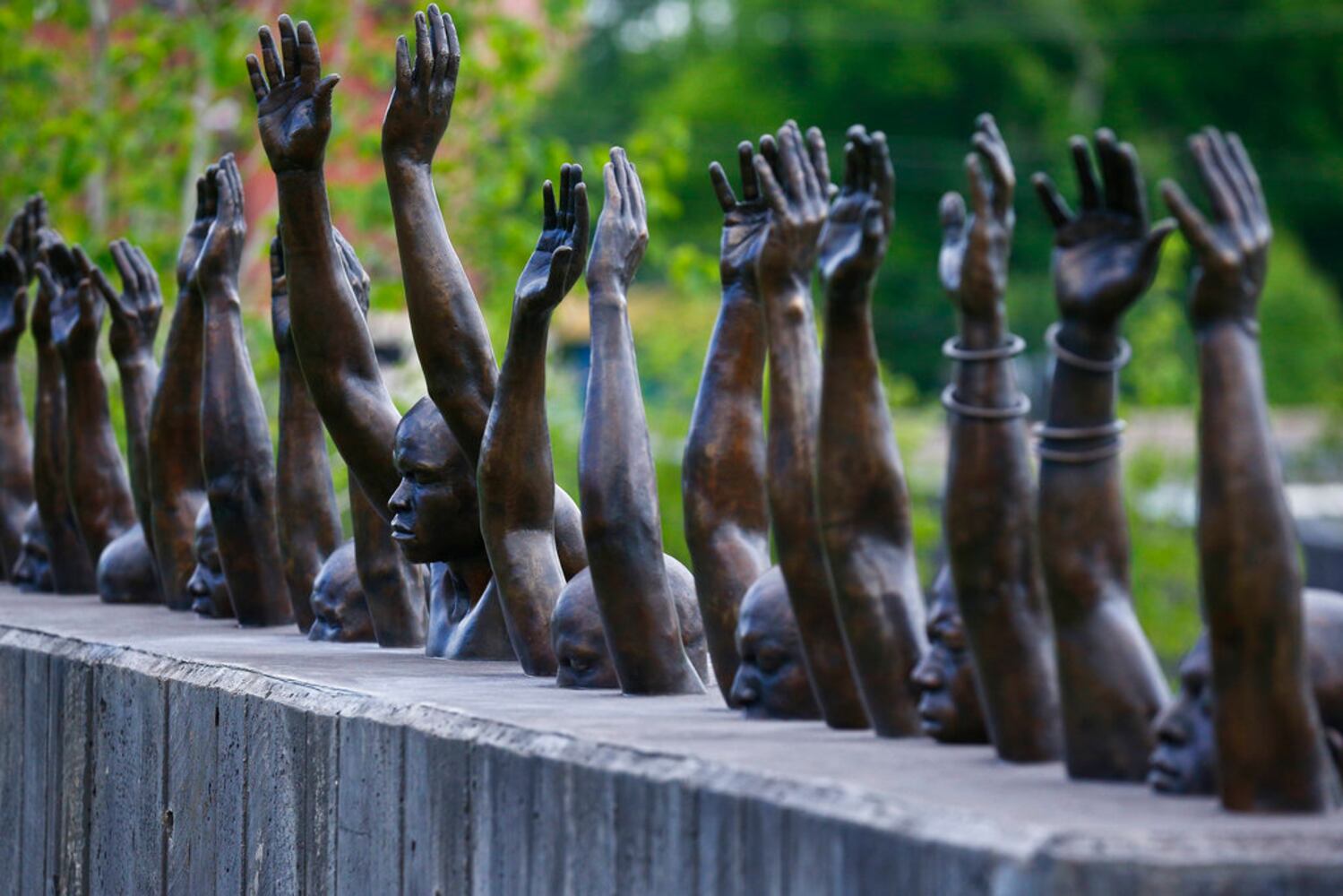 Photos: National Memorial for Peace and Justice for lynching victims opens in Alabama