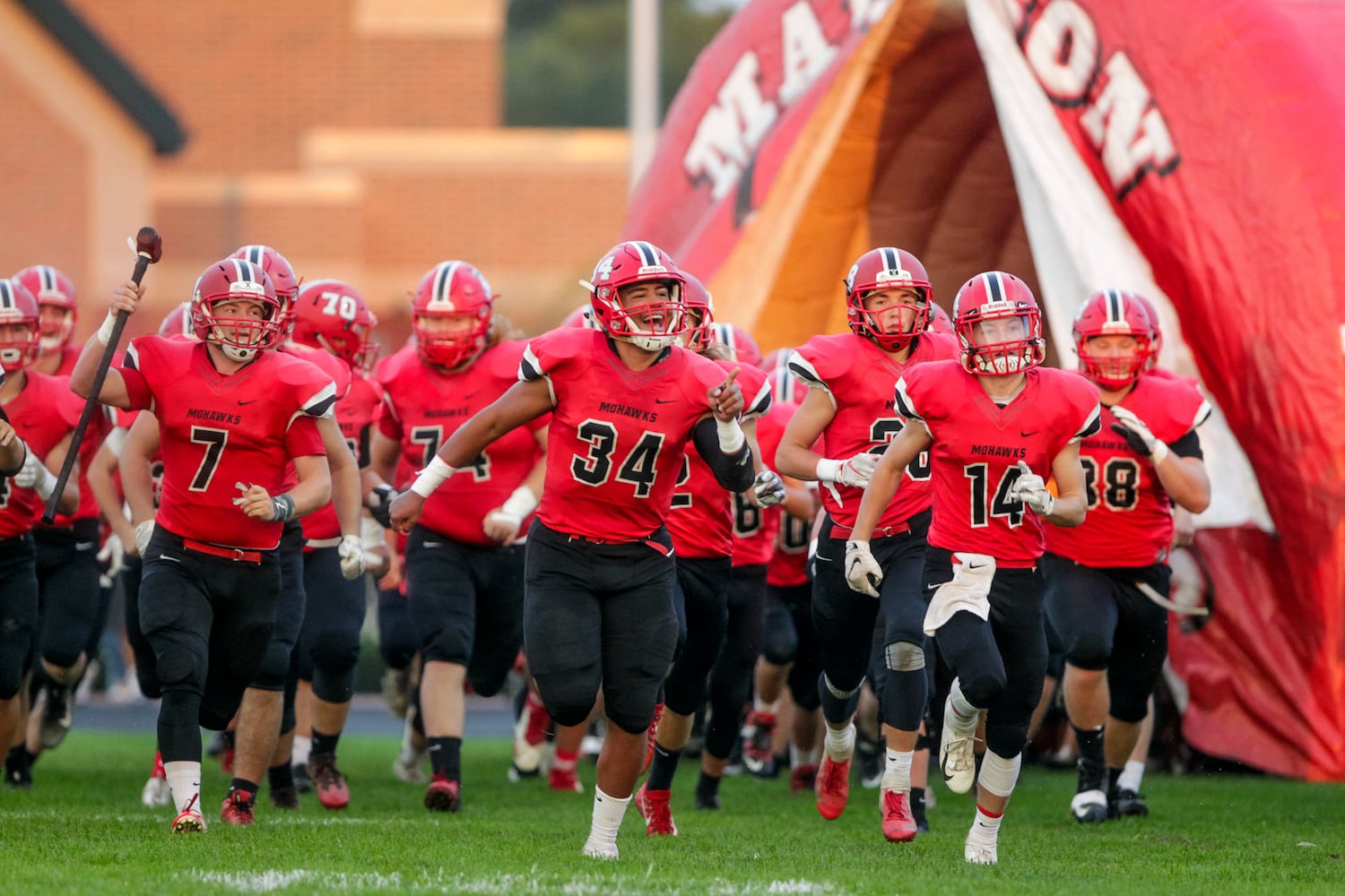 Madison vs Carlisle football