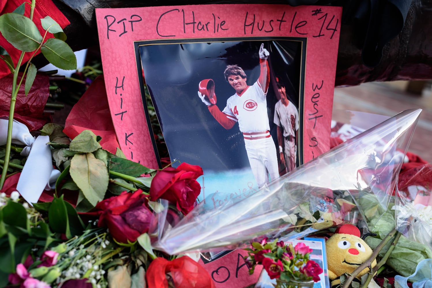 PHOTOS: Pete Rose Memorial at Great American Ball Park in Cincinnati