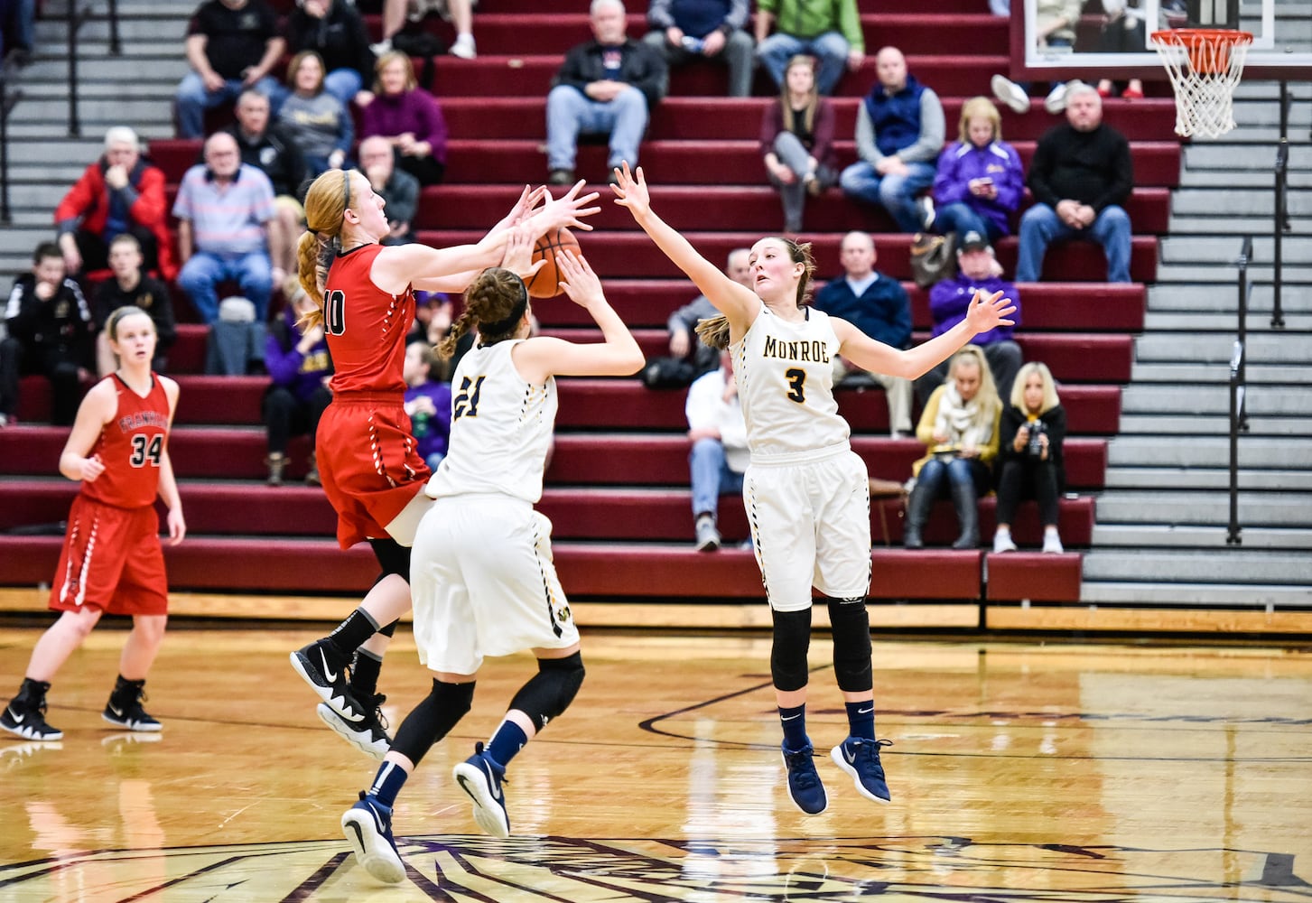 Franklin vs Monroe Girls Basketball