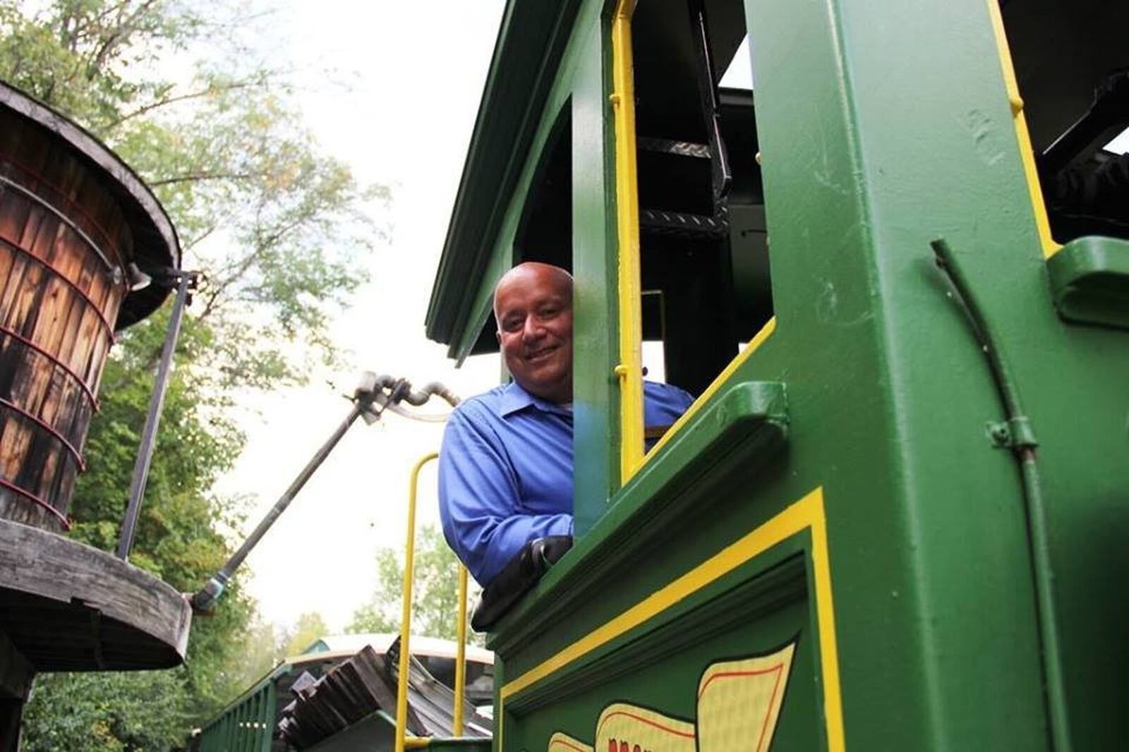 Don Helbig enjoys the ride at Kings Island. CONTRIBUTED