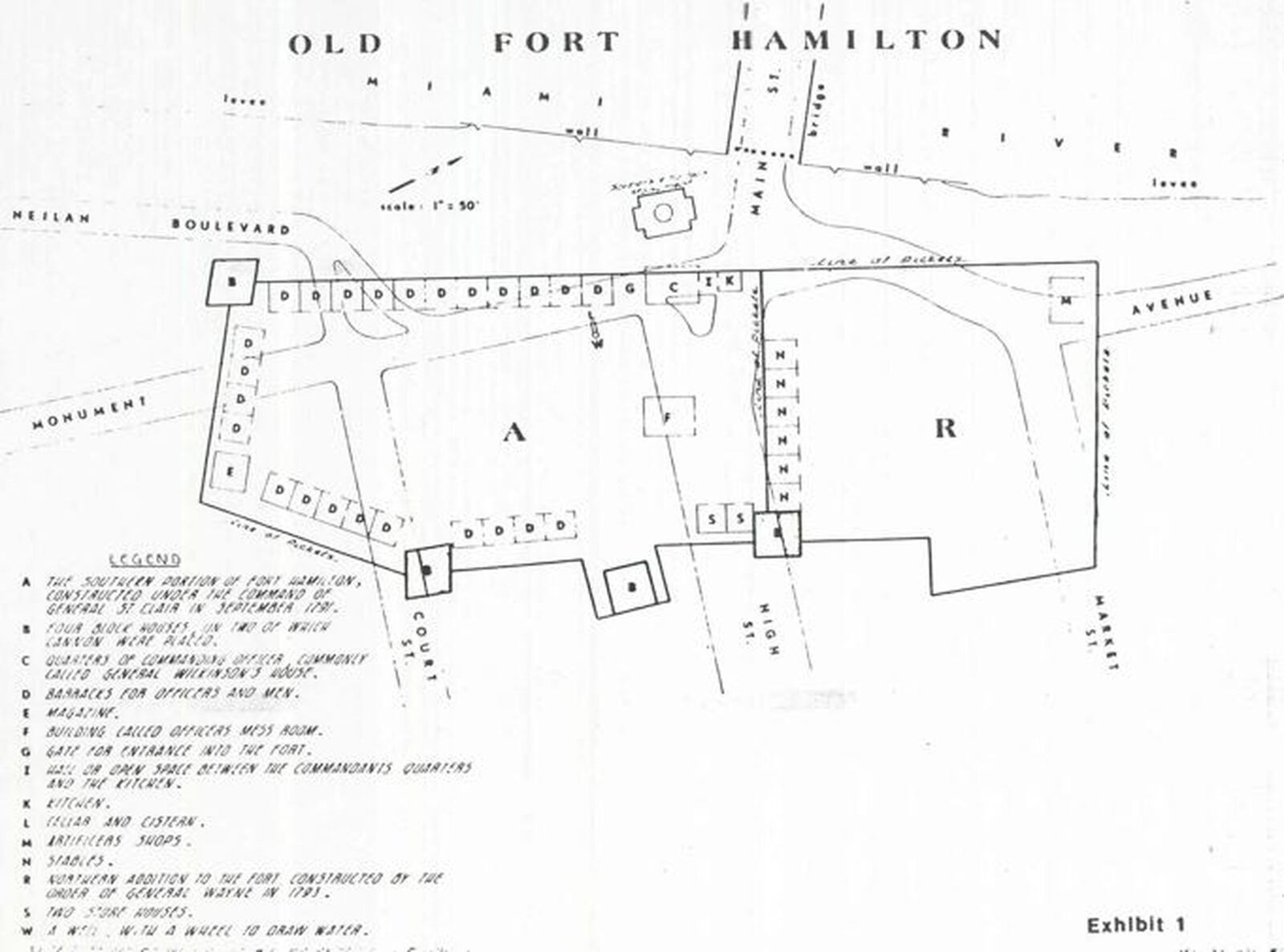 Here is a diagram of Fort Hamilton, which opened in 1791, the year the city of Hamilton uses as its founding (cities that were started by forts are allowed to do that). PROVIDED