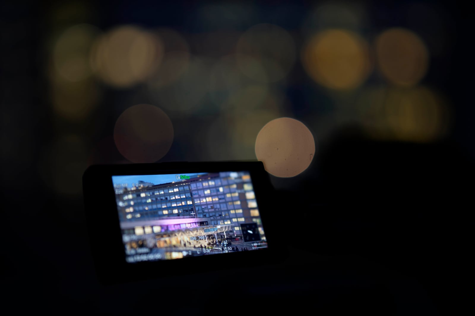 The Agostino Gemelli Polyclinic is seen through a viewfinder of a camera in Rome, Monday, Feb. 17, 2025, where Pope Francis was hospitalized Friday, Feb. 14, after a weeklong bout of bronchitis worsened and is receiving drug therapy for a respiratory tract infection. (AP Photo/Gregorio Borgia)