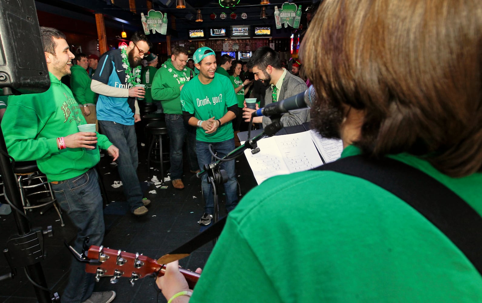 Green Beer Day in Oxford through the years