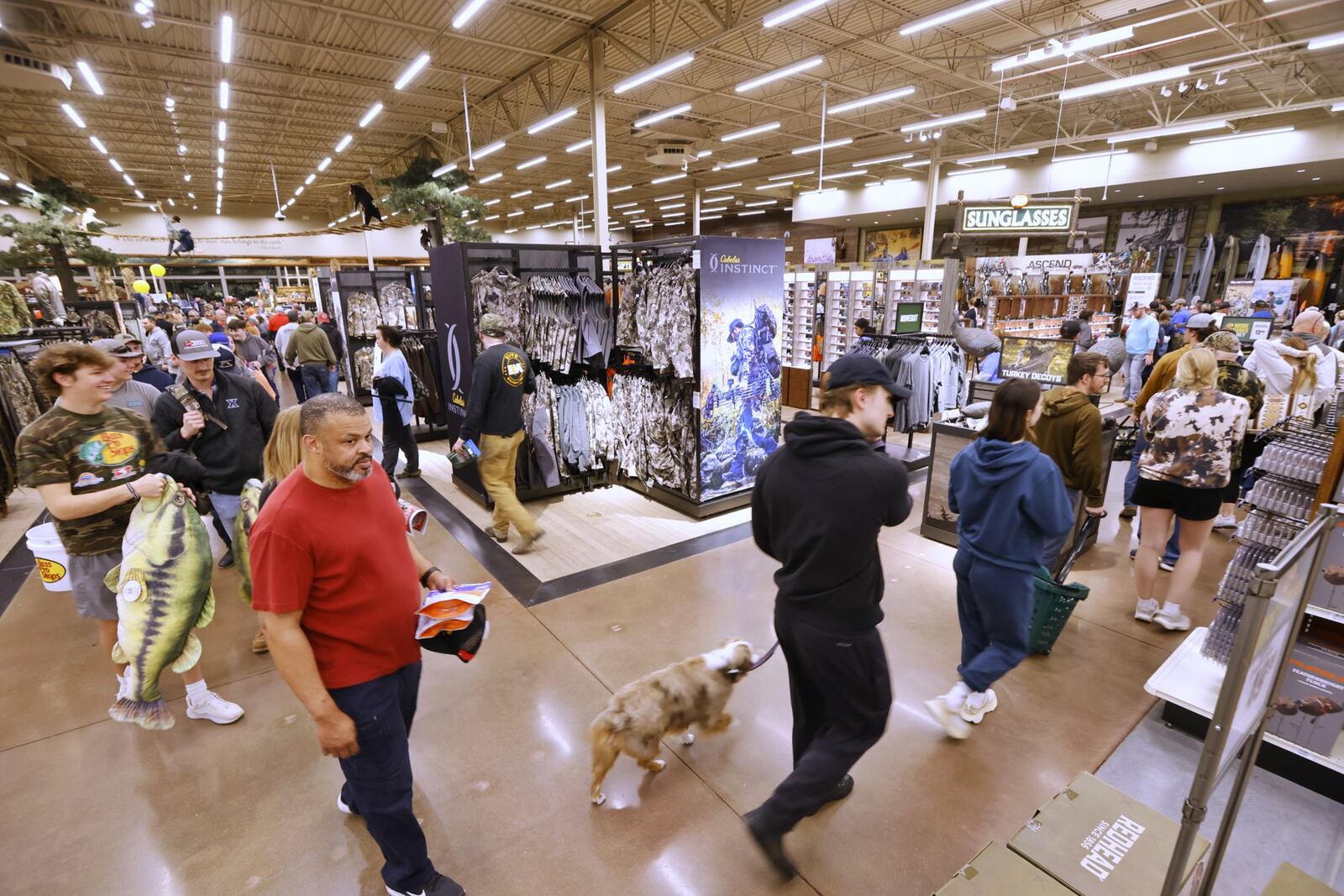 Bass Pro Shops celebrates the grand opening of their new store Wednesday, Feb. 21, 2024 in West Chester Township. NICK GRAHAM/STAFF