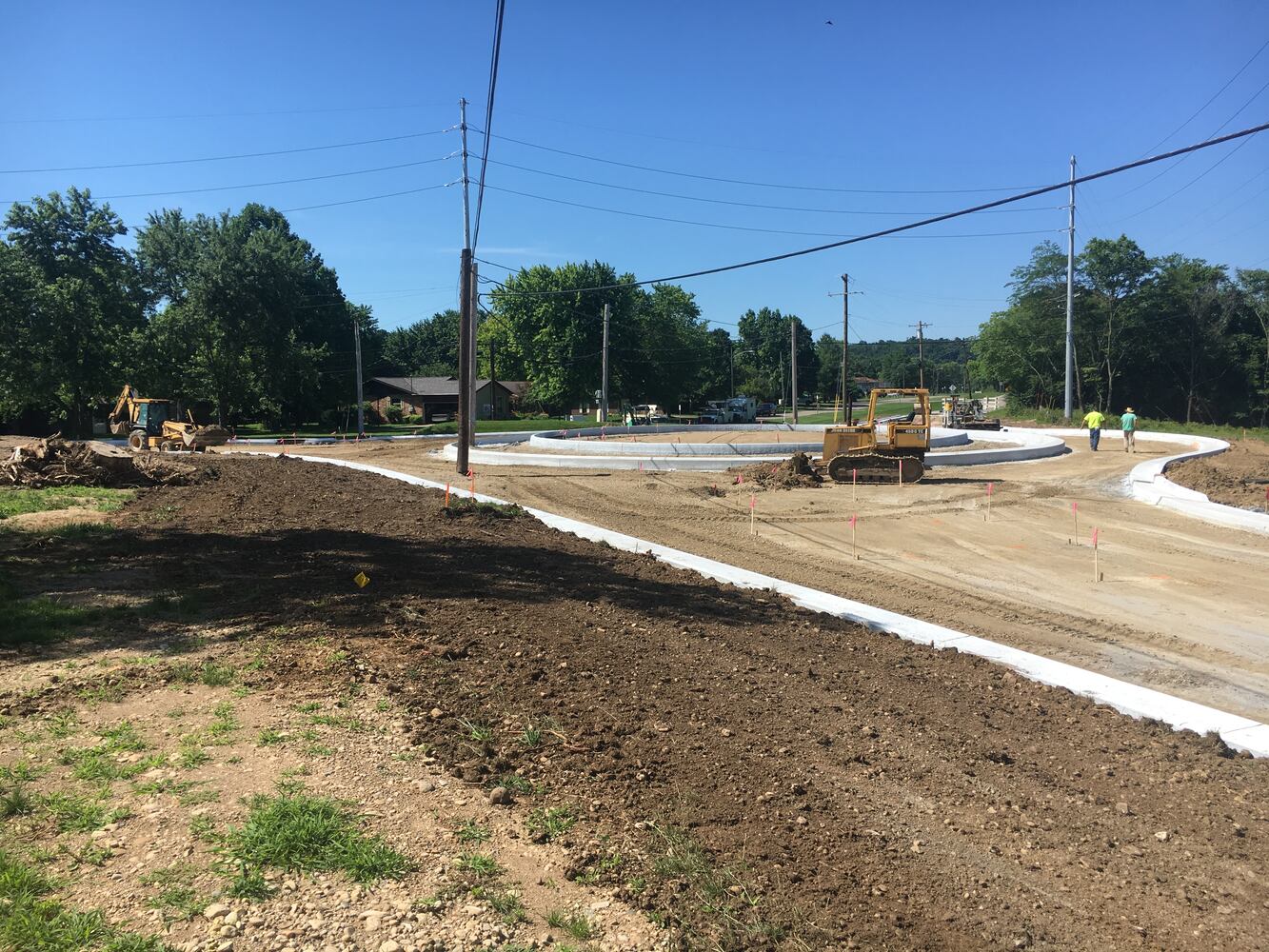 PHOTOS: Fairfield’s first modern roundabout construction progression