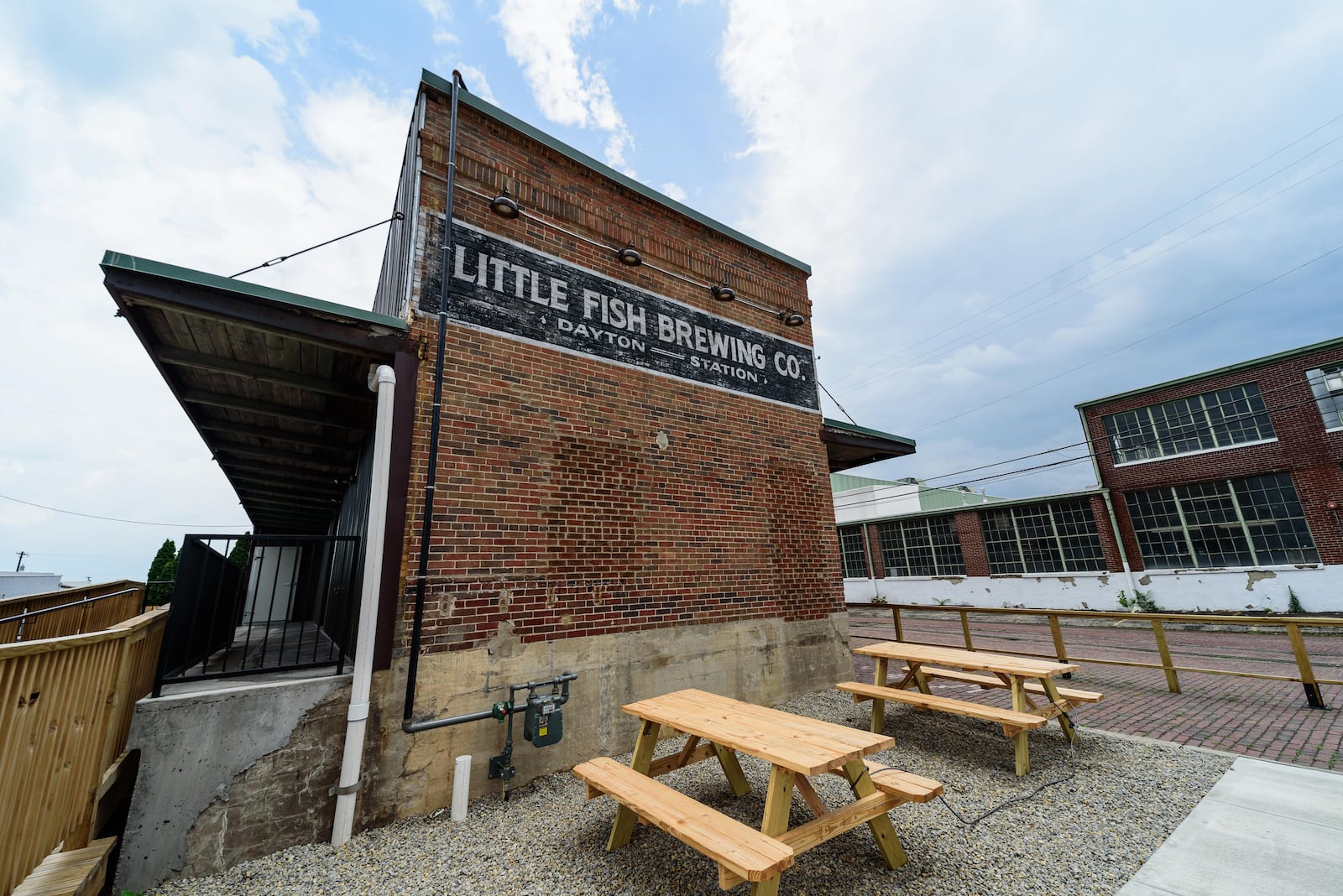 Construction has wrapped up on Athens, Ohio based Little Fish Brewing Company’s second location at 116 Webster St. in downtown Dayton’s Webster Station historic district. Here’s a sneak peek inside Little Fish’s new Dayton Station, a former railroad warehouse redeveloped by Columbus based The Windsor Companies. TOM GILLIAM / CONTRIBUTING PHOTOGRAPHER