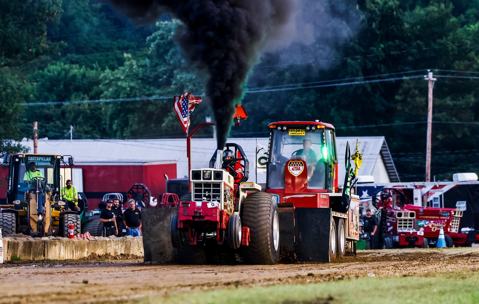 The National Tractor Pullers Association tractor pull was held in front of the grandstands at the Butler County Fair Thursday, July 29, 2021, in Hamilton. NICK GRAHAM / STAFF