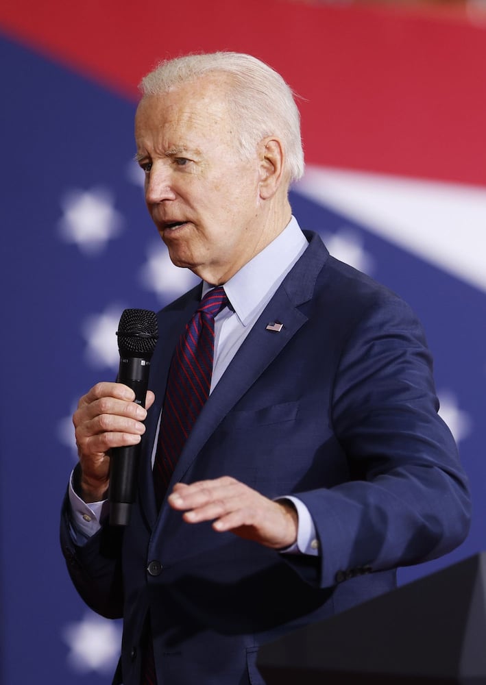 President Joe Biden in Hamilton