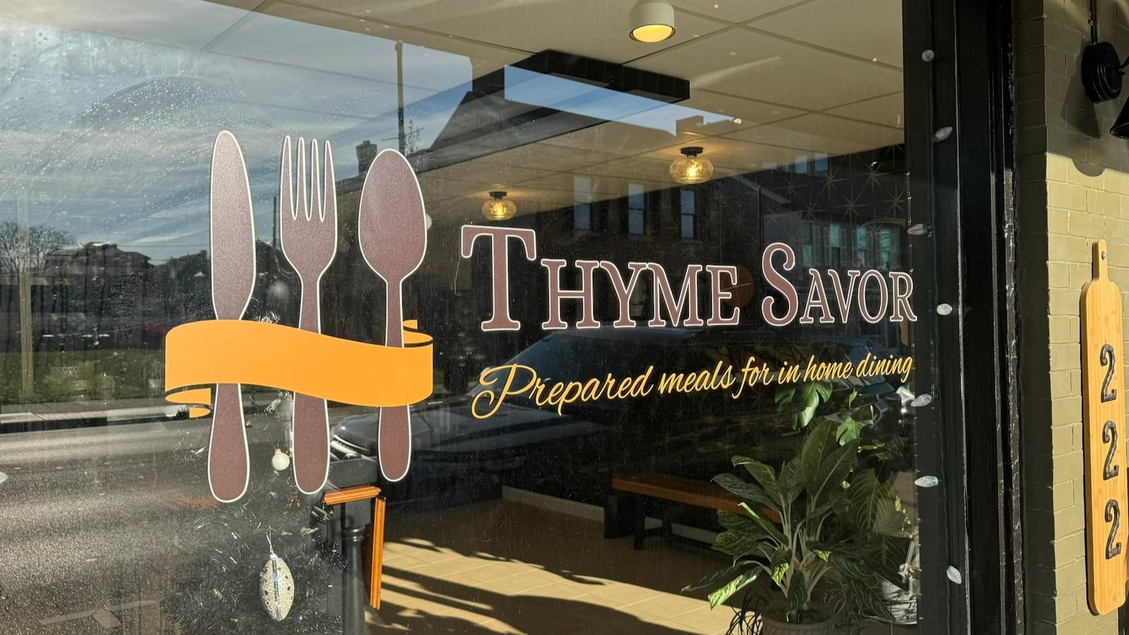 Thyme Savor re-opened in November 2023 on Main Street in Hamilton. They sell prepared meals for in-home dining, and all food is made from scratch. MICHAEL D. PITMAN/STAFF