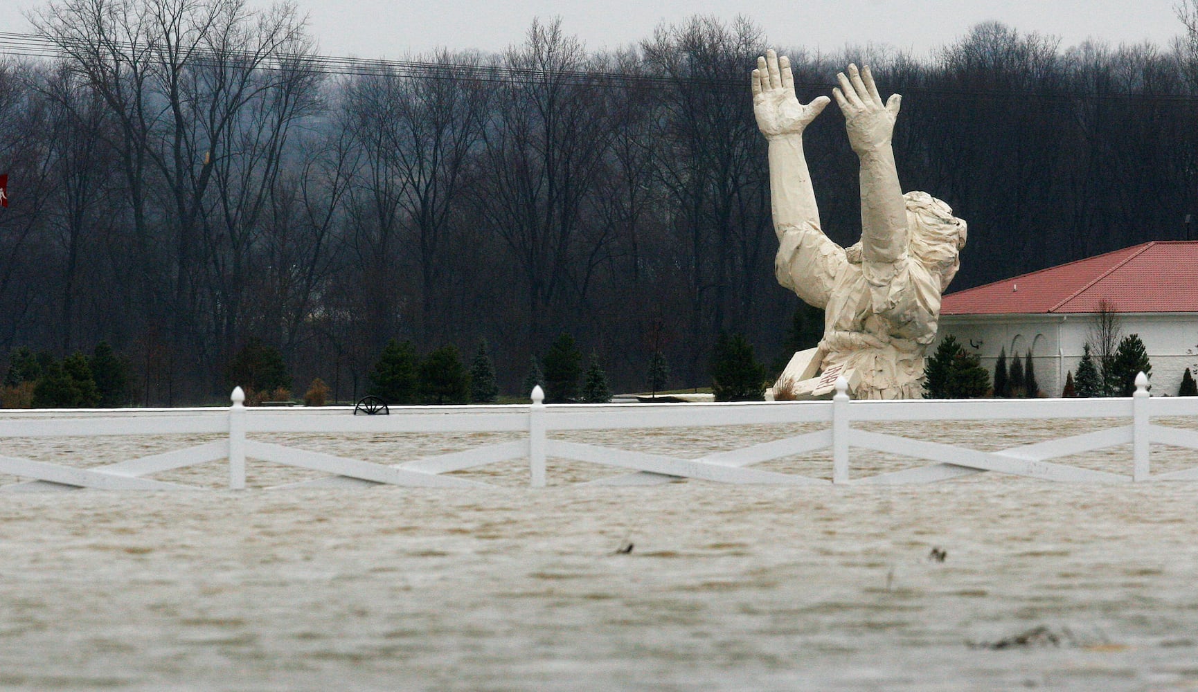 Throwback Thursday Jesus statue burns to the ground