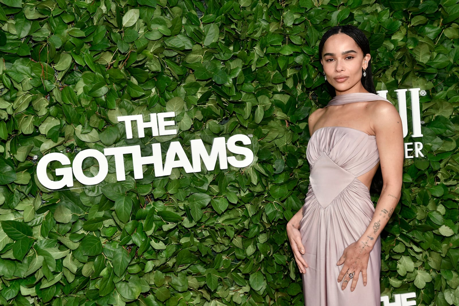 Zoe Kravitz attends The Gothams Film Awards at Cipriani Wall Street on Monday, Dec. 2, 2024, in New York. (Photo by Evan Agostini/Invision/AP)