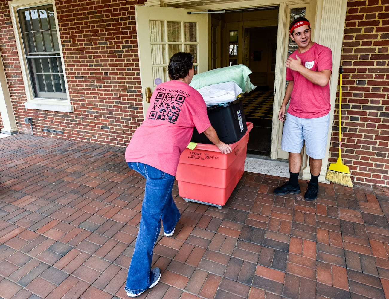 Move-In day at Miami University in Oxford