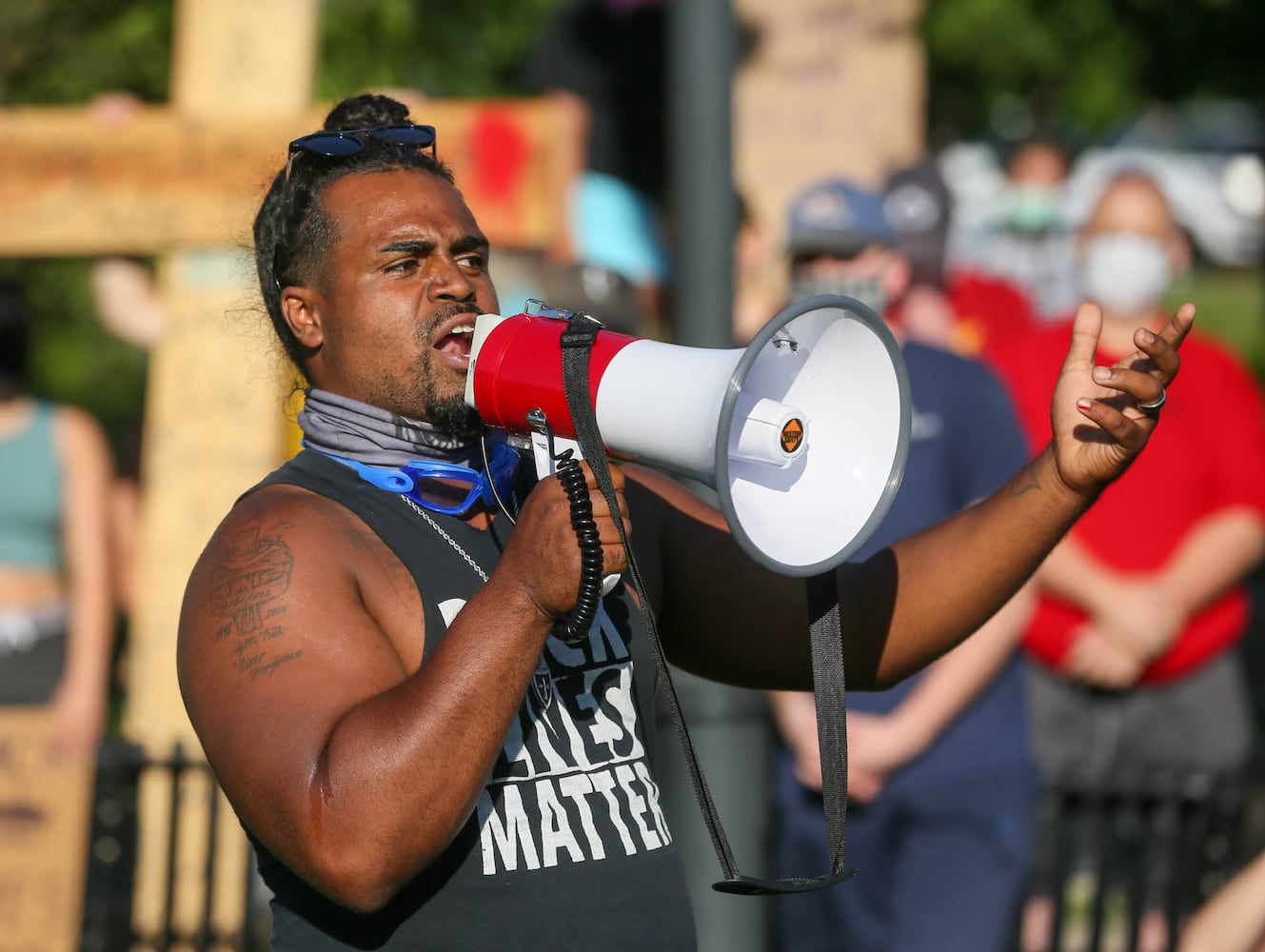 PHOTOS Crowd gathers at West Chester protest