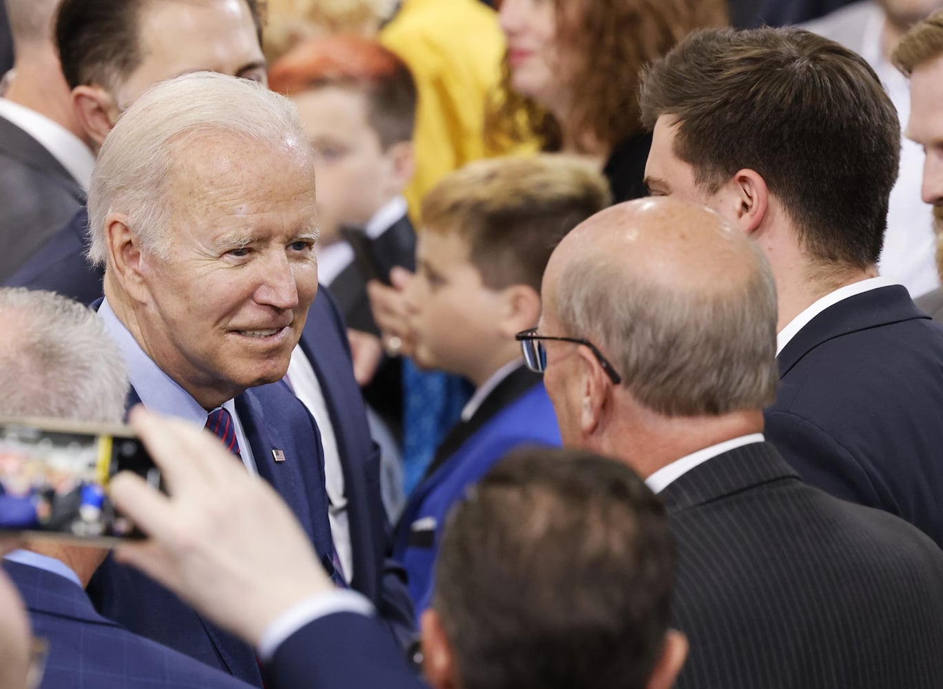 President Joe Biden in Hamilton