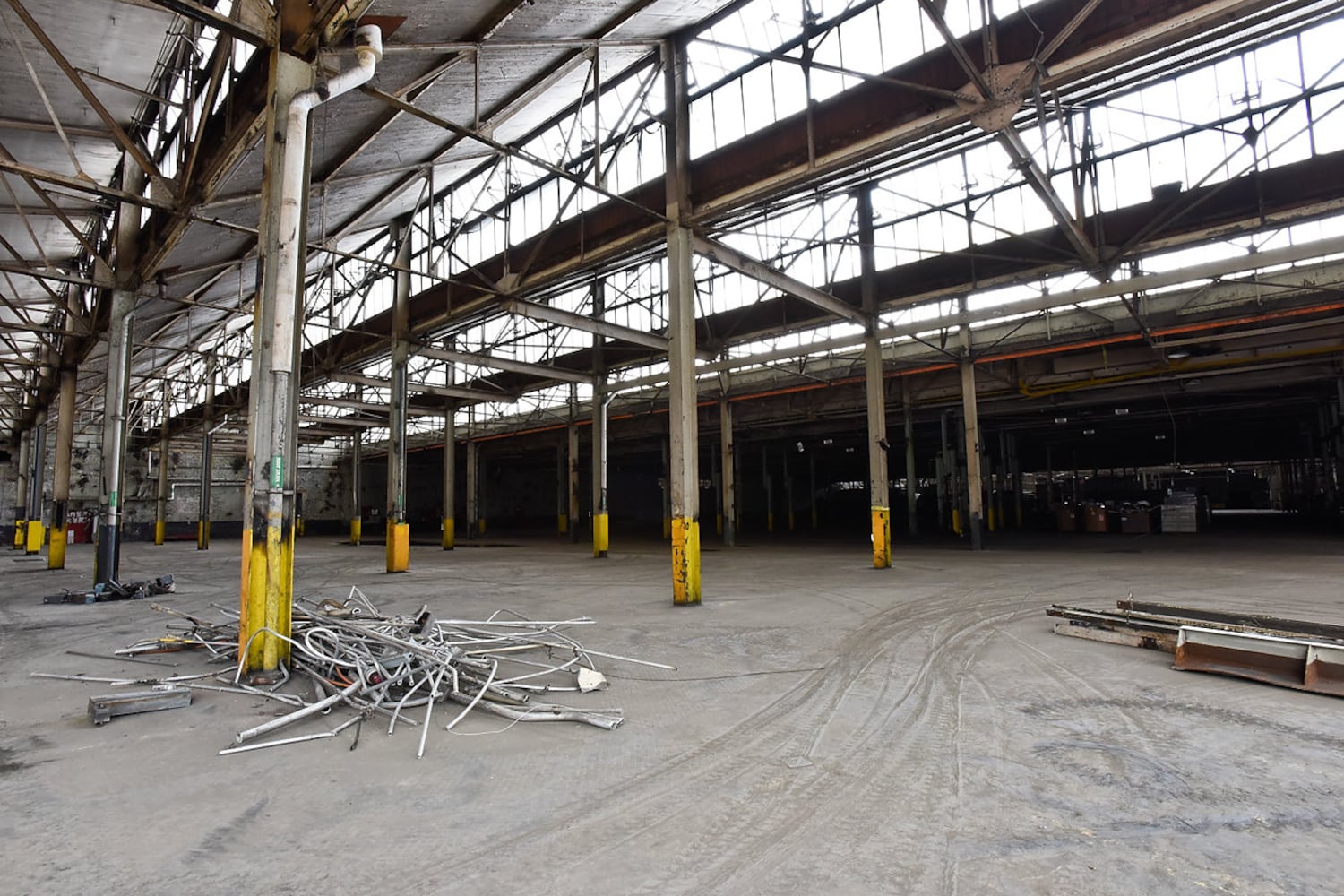 Tour of former Champion Paper Mill