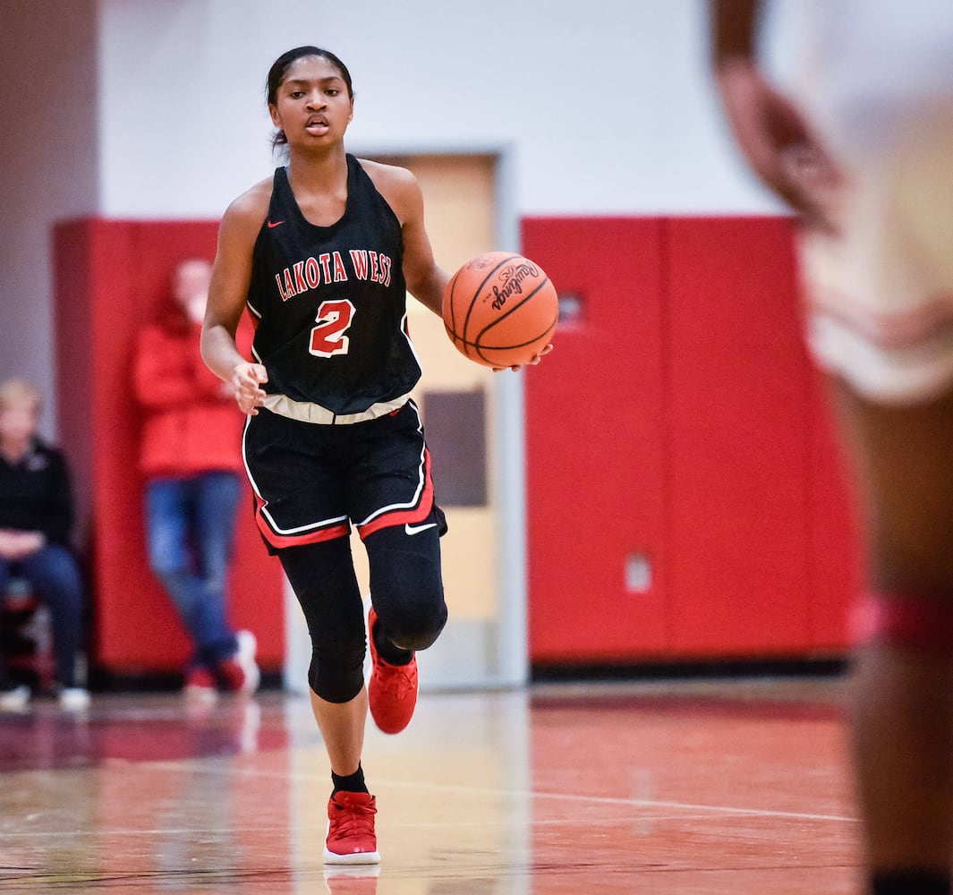 Lakota West girls basketball beats Princeton to give coach Fishman 400th win