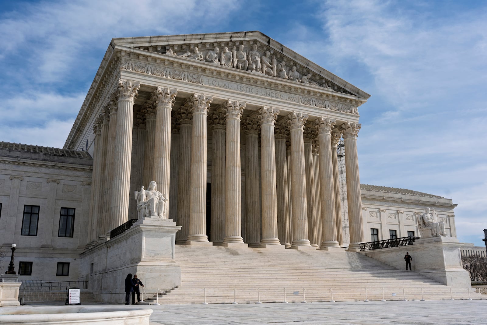 FILE - The Supreme Court is seen on Capitol Hill in Washington, Dec. 17, 2024. (AP Photo/J. Scott Applewhite, File)