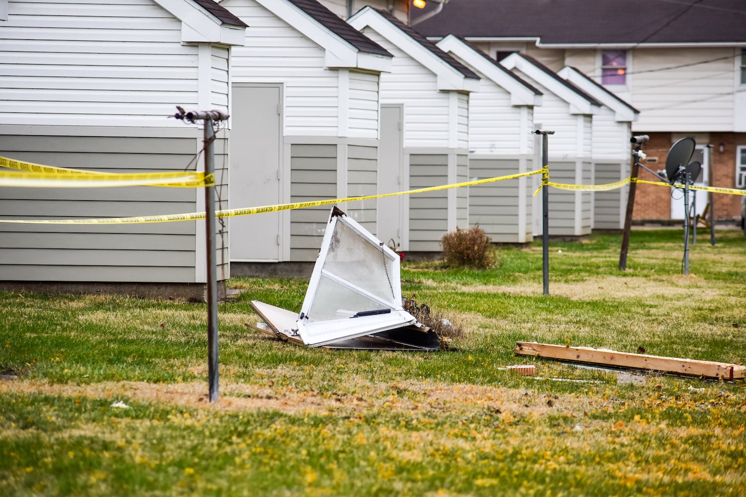 PHOTOS: Middletown apartment building collapse injures 1