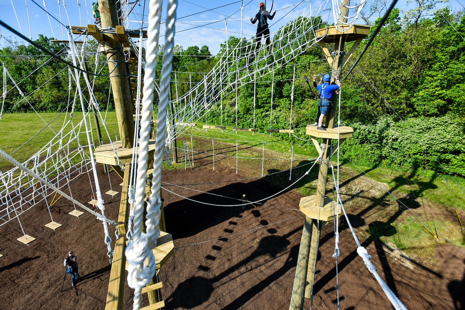 High ropes course now open at YMCA's Camp Campbell Gard in Butler County