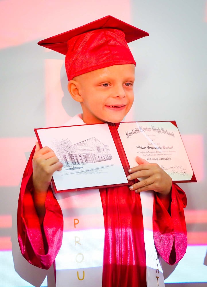 PHOTOS Fairfield student Walter Herbert has special graduation