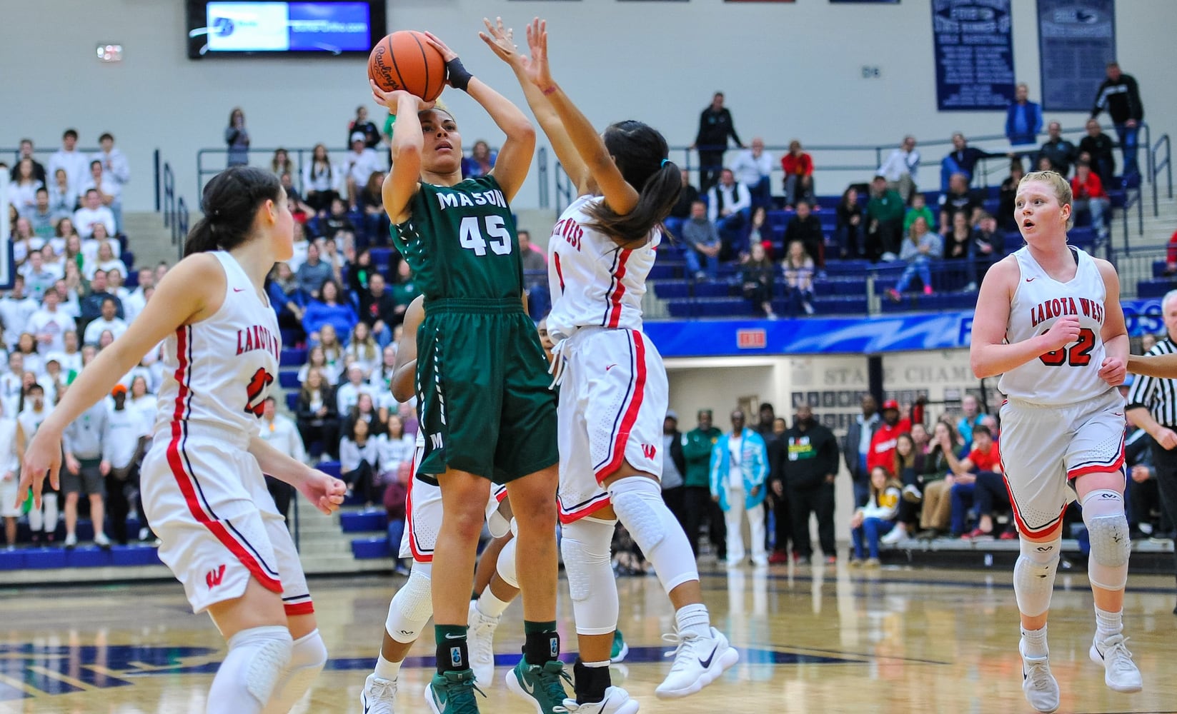 Mason vs Lakota West girls basketball