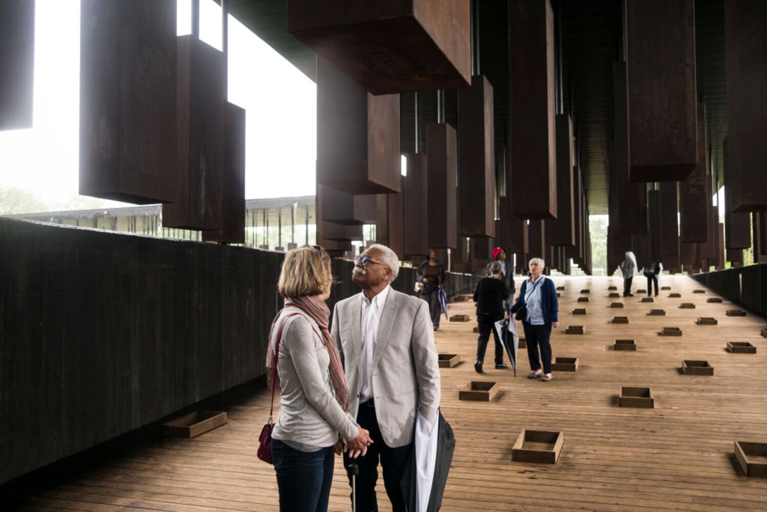 Photos: National Memorial for Peace and Justice for lynching victims opens in Alabama