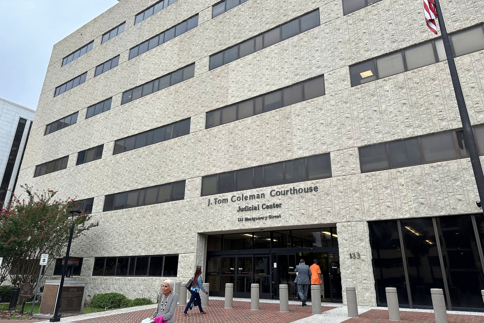 FILE - The J. Tom Coleman Courthouse is seen in Savannah, Ga., on Wednesday, Sept. 4, 2024. (AP Photo/Russ Bynum, File)