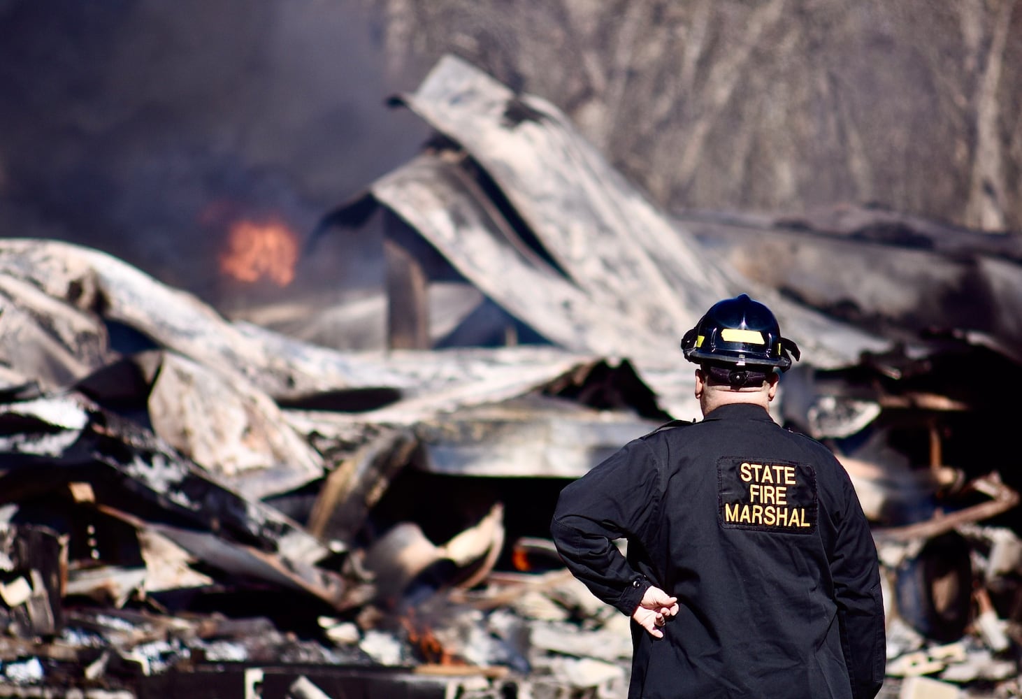 PHOTOS: Massive fire at tire warehouse in Butler County