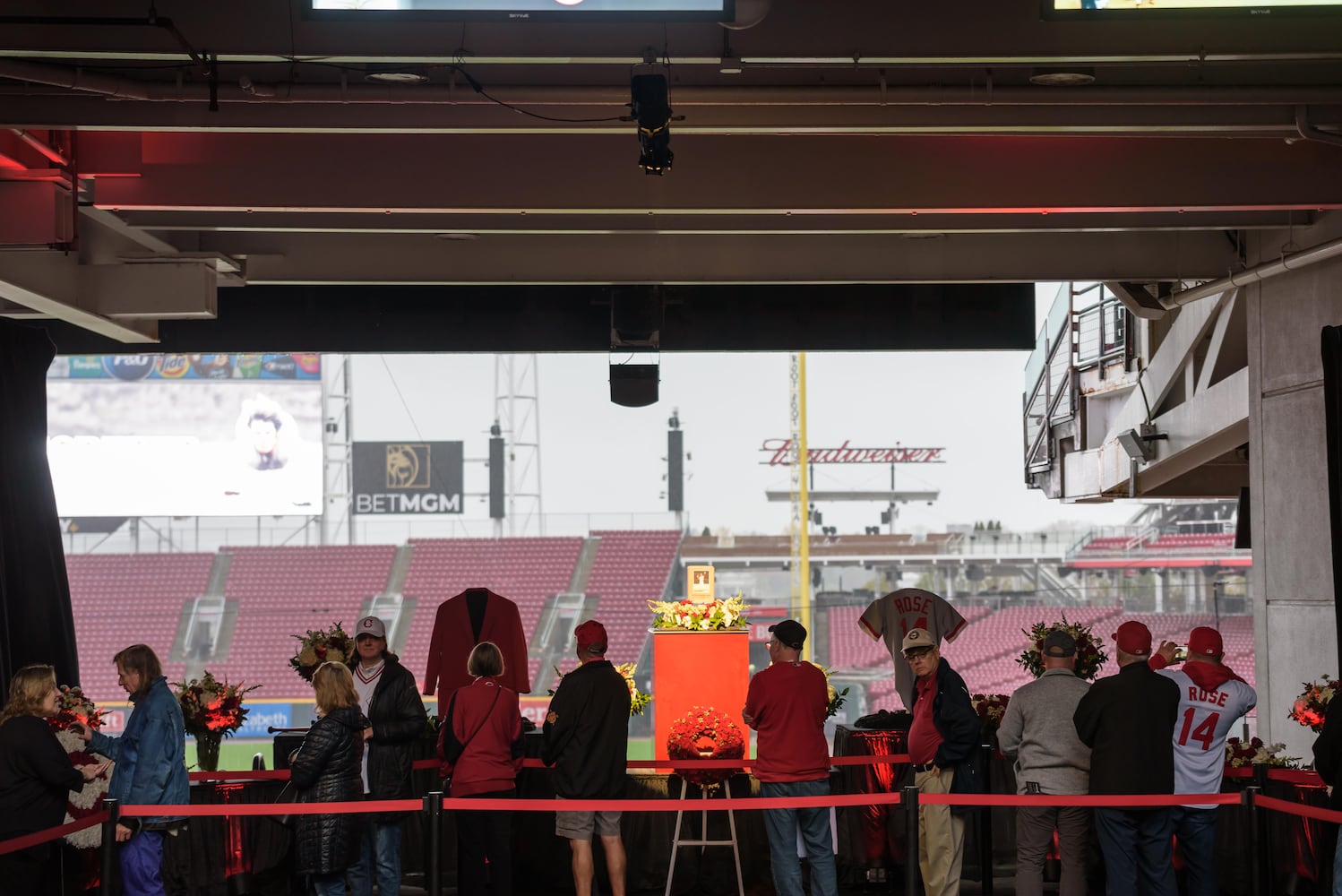 PHOTOS: Pete Rose Memorial Visitation at Great American Ball Park