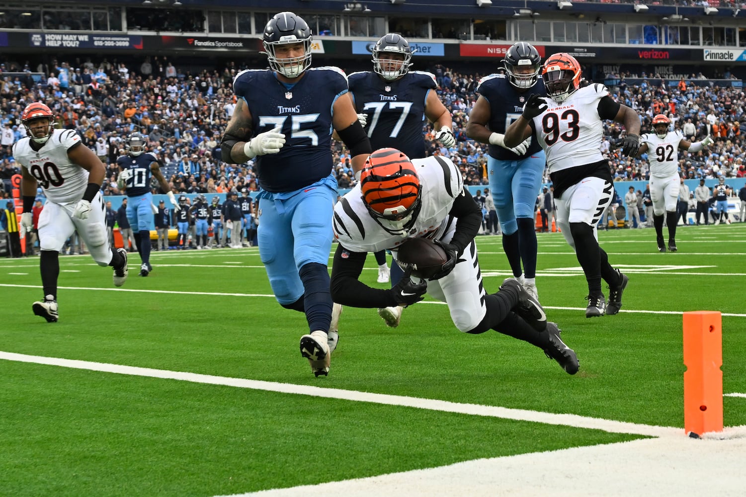 Bengals Titans Football