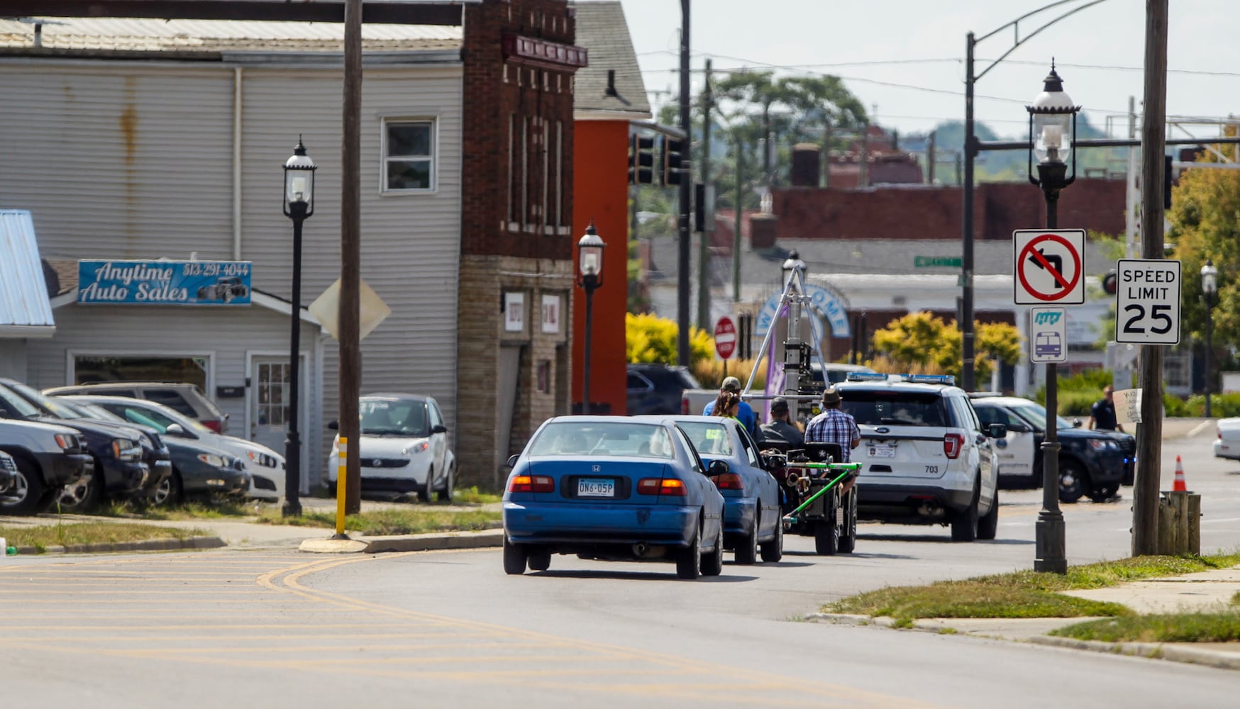 Scenes filmed in downtown Middletown for Hillbilly Elegy movie