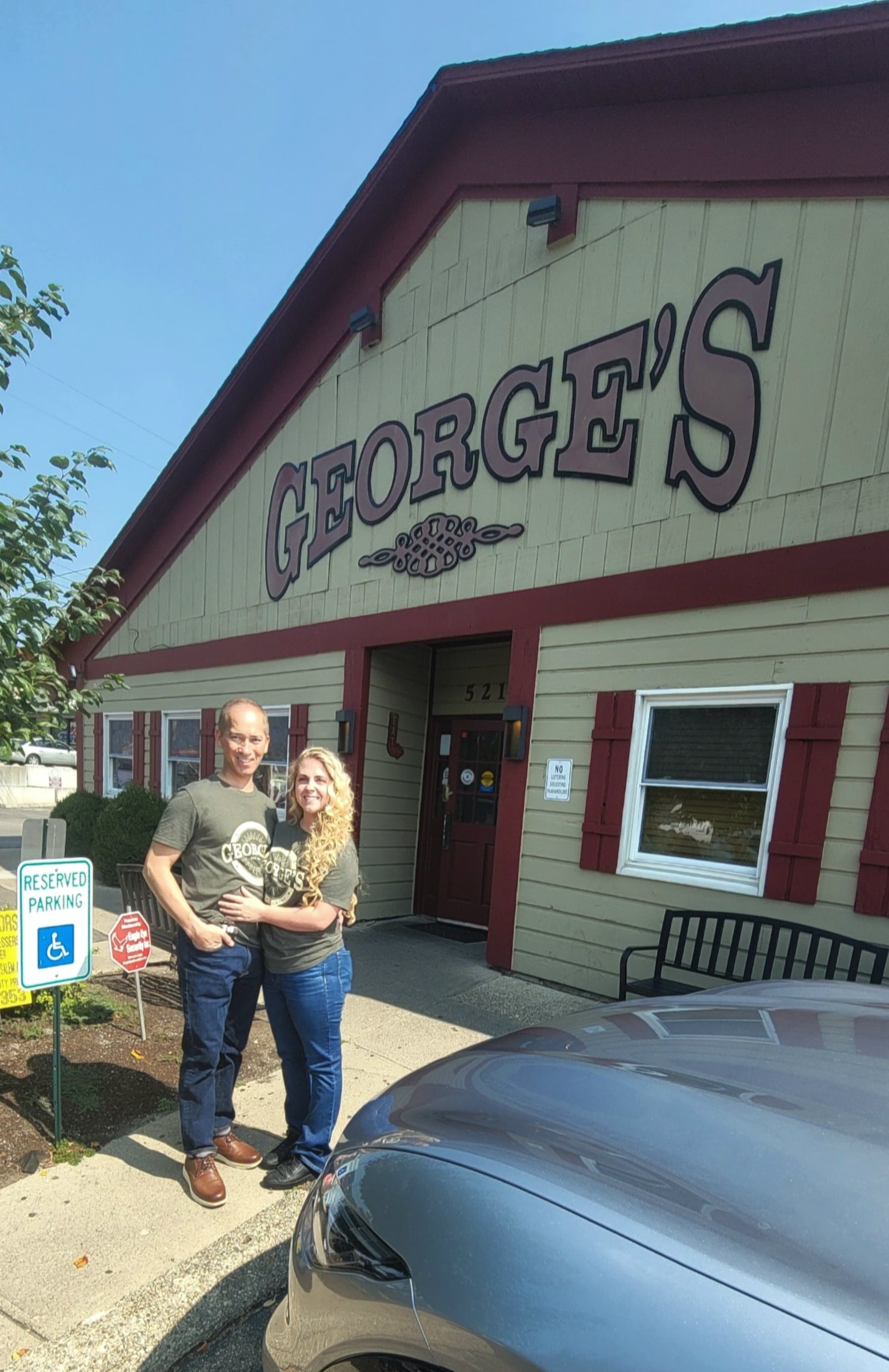 Steve Socrates and Samantha McFarland are the new owners of George's Family Restaurant, located at 5216 N. Dixie Drive in Dayton.