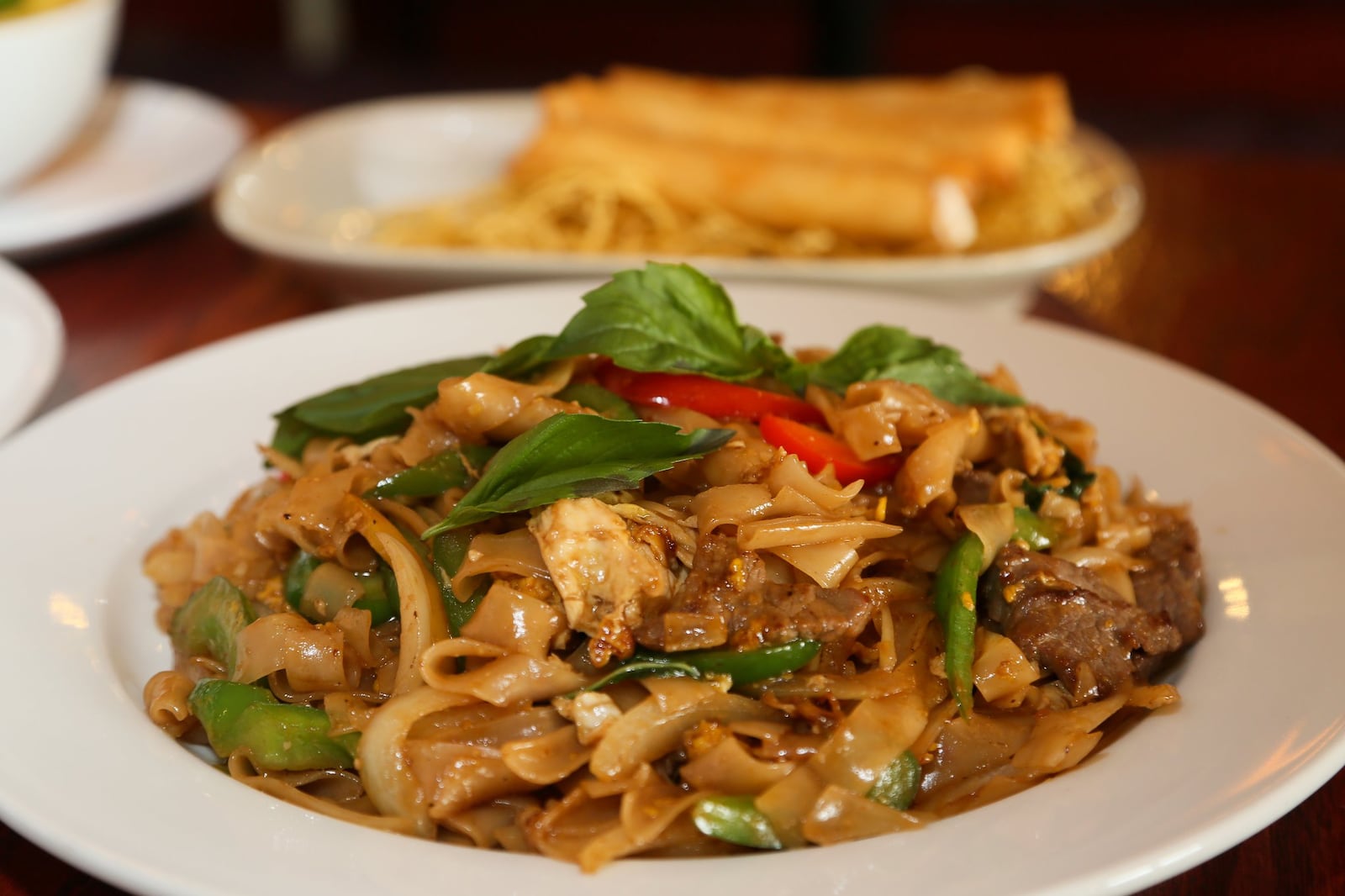 Drunken Noodles entree at Thai Koon Kitchen in West Chester. 