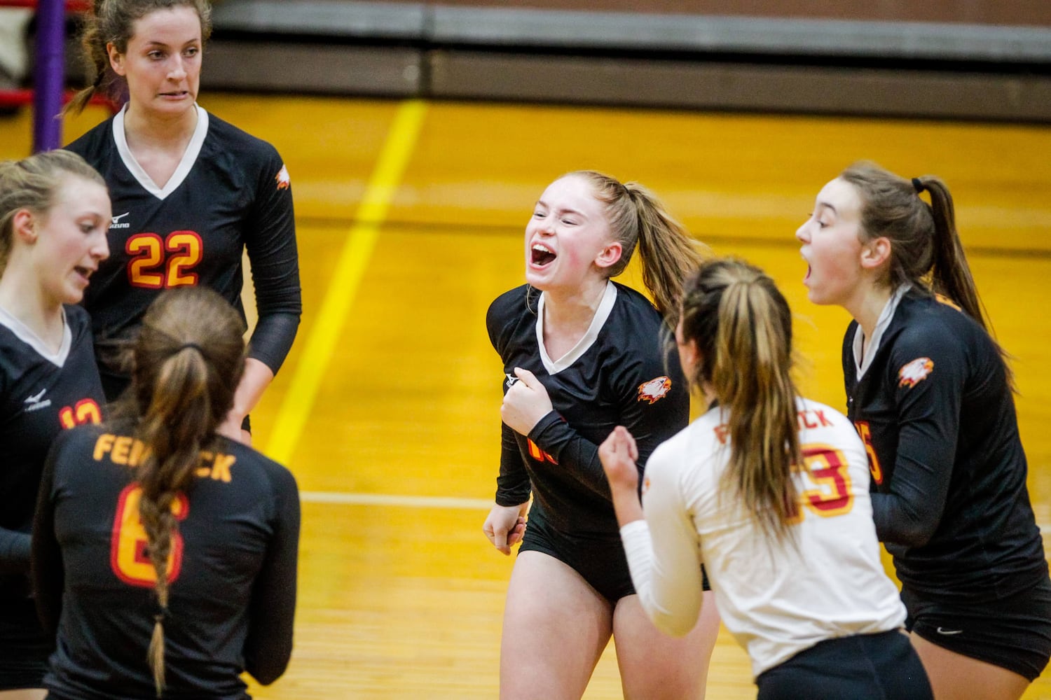 Fenwick vs McNicholas regional volleyball semifinal