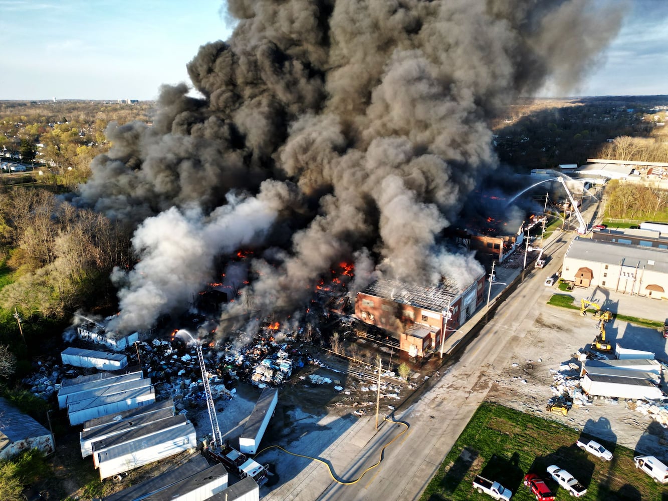 Richmond Indiana industrial fire