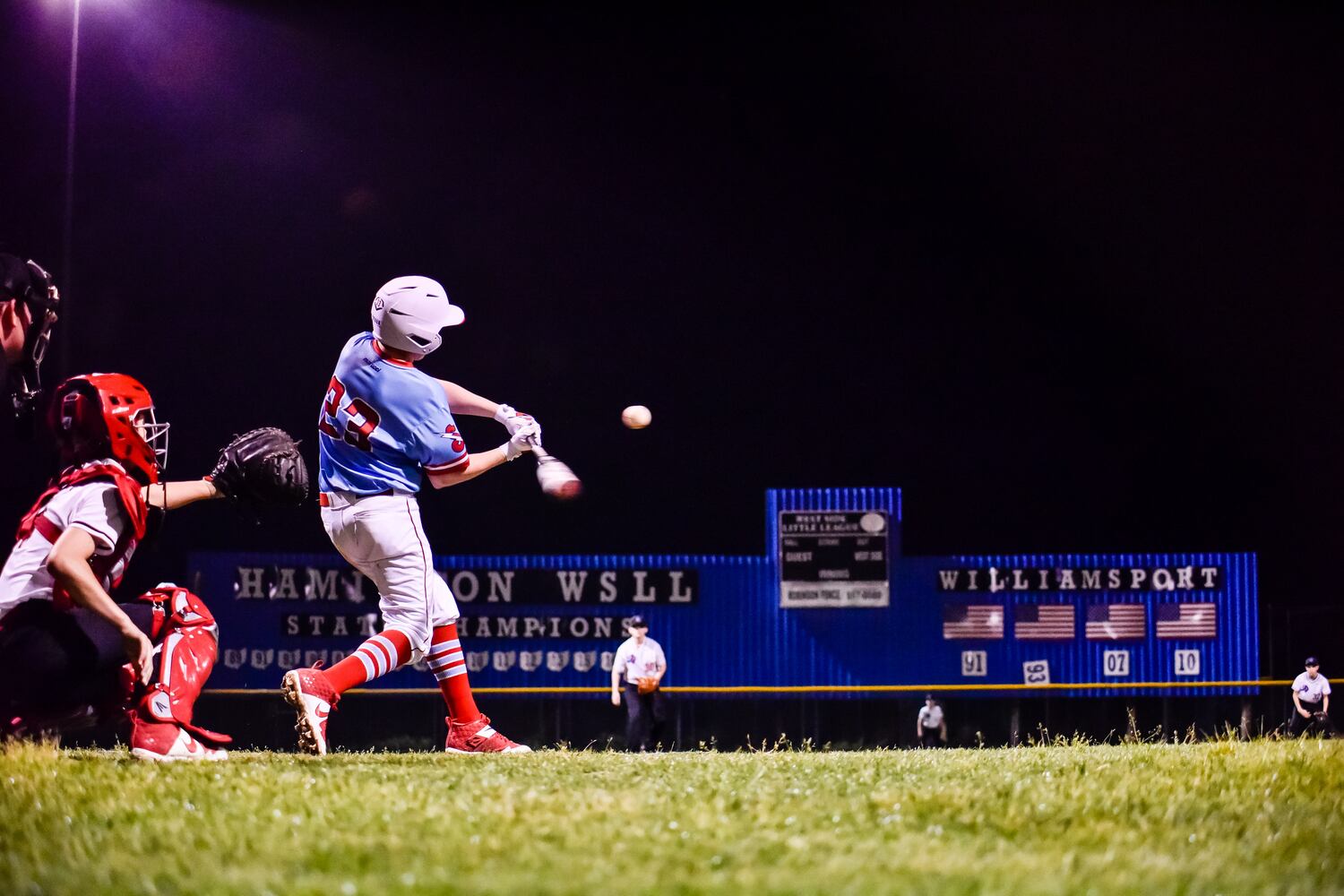 Youth baseball teams get back in action just after midnight