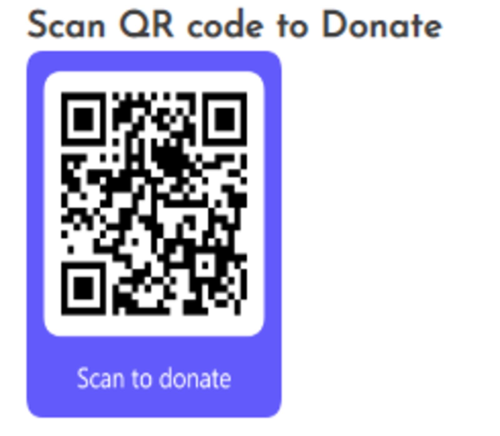 Donations to the Hamilton Hometown Hero Banner Program can be made by scanning this QR code.