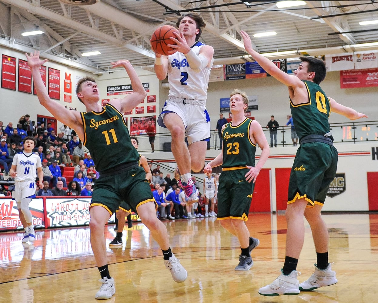 Hamilton vs Sycamore sectional basketball