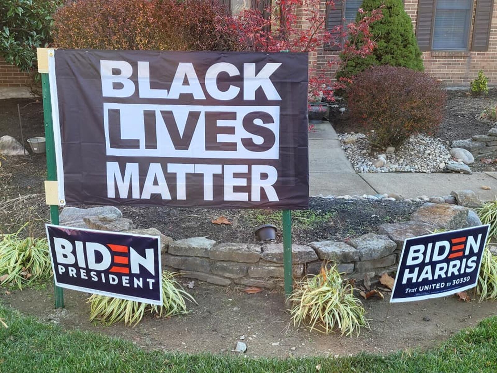 A Black West Chester couple said they received a letter that threatened them if they did not remove "Biden-Harris" and "Black Lives Matter" signs from their front lawn.