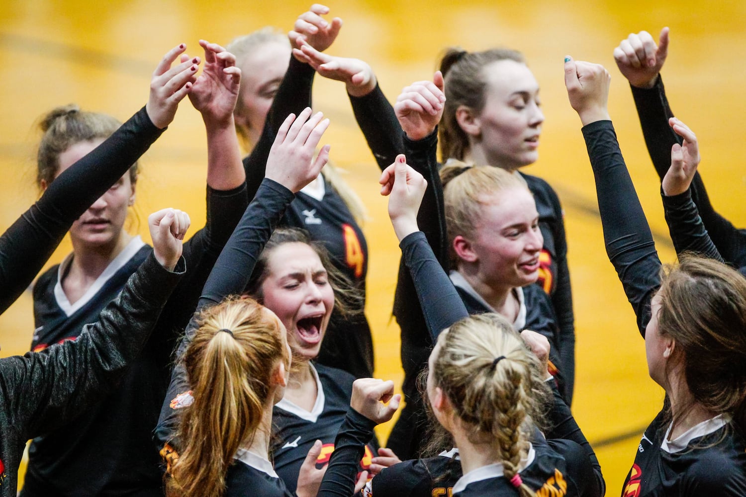 Fenwick vs McNicholas regional volleyball semifinal