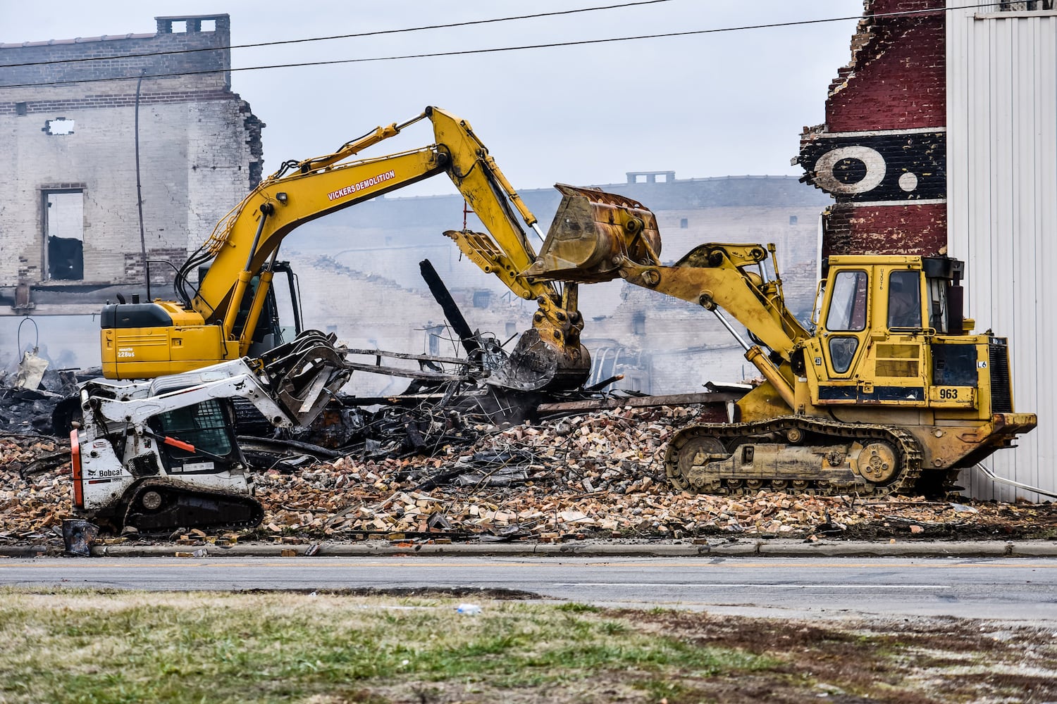 PHOTOS: Aftermath of huge New Year’s Day warehouse fire in Middletown